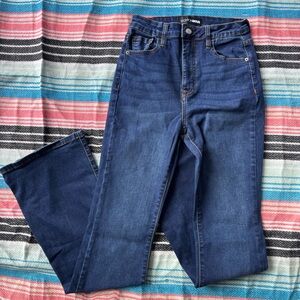 Fashion Nova Dark Blue Flare Jeans